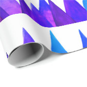 青、緑の抽象的な   包装紙 (ロールコーナー)