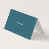 青/緑オンホワイトカンパニーデザイン 名刺 (裏面)