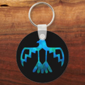 青 – 緑サンダーバードキーチェーン キーホルダー (正面)