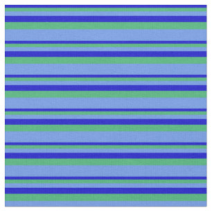 青、緑、とうもろこし青 ファブリック