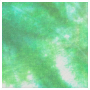 青、緑、ピンクの万華鏡のように千変万化するパターンの絞り染め ファブリック