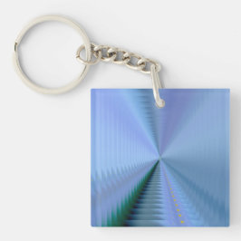 青、緑、ラベンダーカラーCD抽象芸術アート キーホルダー