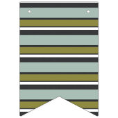 青、緑、リネン灰色の誕生日 バンティングフラッグ (第1の旗)