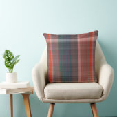 青、緑、赤の格子縞 クッション (椅子)