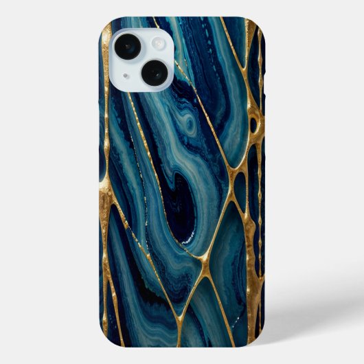 青、緑、金ゴールド Case-Mate iPhoneケース (裏面)