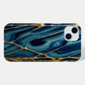 青、緑、金ゴールド Case-Mate iPhoneケース (裏面 (横))