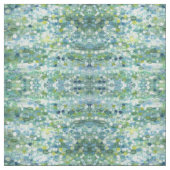 青、緑、黄色及びクリームの生地「Clearwater ファブリック (見本)