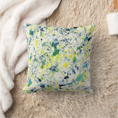 青、緑、黄 クッション (ブランケット)