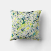 青、緑、黄 クッション (裏面)