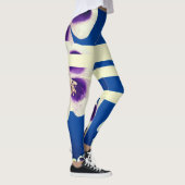 青、線、花のレギンス レギンス (右)