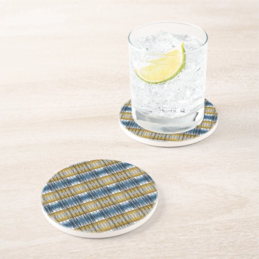 青、茶、飲用コースター-サンセット コースター (側面)