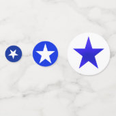 青、赤、白の星 コンフェッティ (正面)