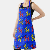 青、赤、黄色のバルーンドッグエプロン エプロン (インサイチュ)