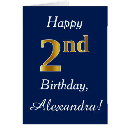 青、金ゴールドフェイク2回目の誕生日+名前をカスタムする