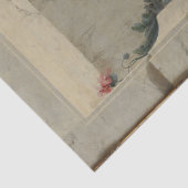 青/金ゴールド骨壷と花ティッシュペーパー 薄葉紙 (詳細)