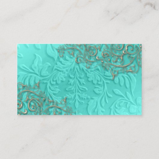 青+錆色の銀色が渦巻く 名刺 (裏面)