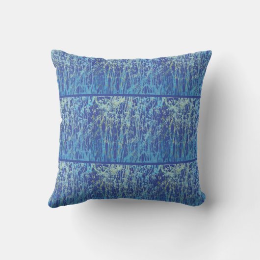 青(青) クッション (裏面)