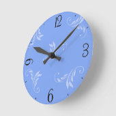 青（青） ラウンド壁時計 (傾斜)