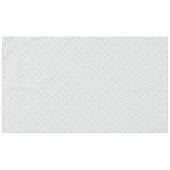 青、青、青、白い斑入り円のパターン テーブルクロス (正面(横))