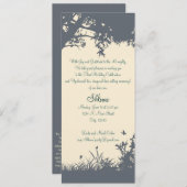 青-黄アップシャーニッシュ招待状 招待状 (正面/裏面)