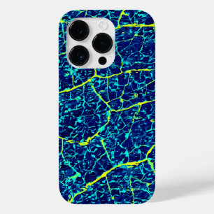 青/黄色の抽象芸術パターン Case-Mate iPhone 14 PROケース