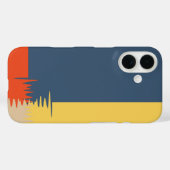 青+黄色+赤クリーム Case-Mate iPhoneケース (裏面 (横))