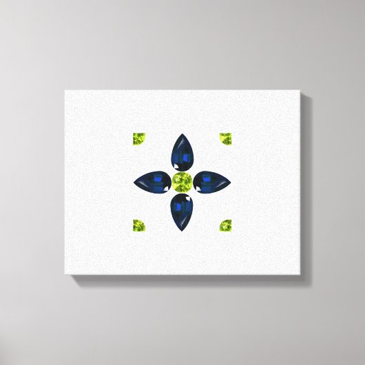 青 – 黄 キャンバスプリント (正面)