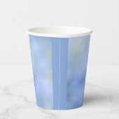 青 黄 抽象的なパロヴェルデの春の色彩 紙コップ (右)