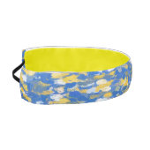 青、黄、白のスプ絵を描ラッシュ アスレチックヘッドバンド (左)