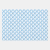 青、黄、緑の房付き真珠 ラッピングペーパーシート (正面)