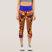 青、黄、金ゴールドミニ球 カプリレギンス (正面)