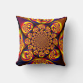 青、黄、金ゴールドミニ球 クッション (正面)