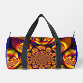 青、黄、金ゴールドミニ球 ダッフルバッグ (裏面)