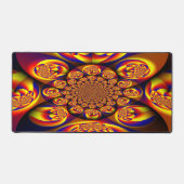 青、黄、金ゴールドミニ球 デスクマット (正面)