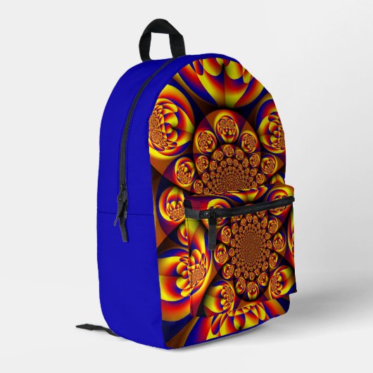 青、黄、金ゴールドミニ球 プリントバックパック (裏面左端)