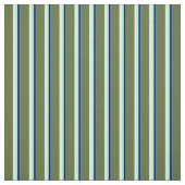 青、黒、アクアマリン、白と濃いオリーブグリーン ファブリック (見本)