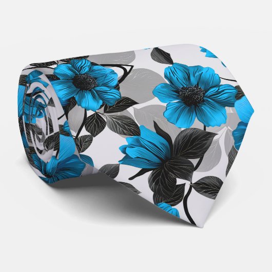 青（黒） ネクタイ (ロール)