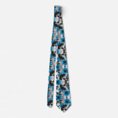 青（黒） ネクタイ (裏面)