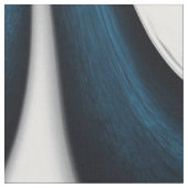 青、黒、白の渦巻き ファブリック (クローズアップ)