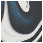 青、黒、白の渦巻き ファブリック (見本)