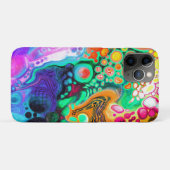 青、黒、紫、黄のカラフル Case-Mate iPhoneケース (裏面(横))