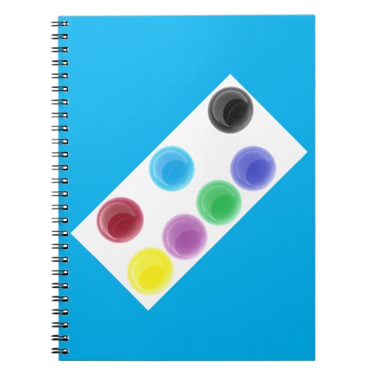 青 – 黒 – 赤 ノートブック (正面)