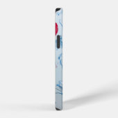 青 iPhoneケース (右側面)