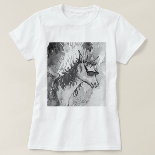 青BWのプロフィールのTシャツ Tシャツ (デザイン正面)