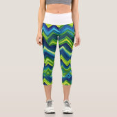 青n緑 カプリレギンス (正面)