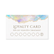 青opalデザインロイヤリティカード