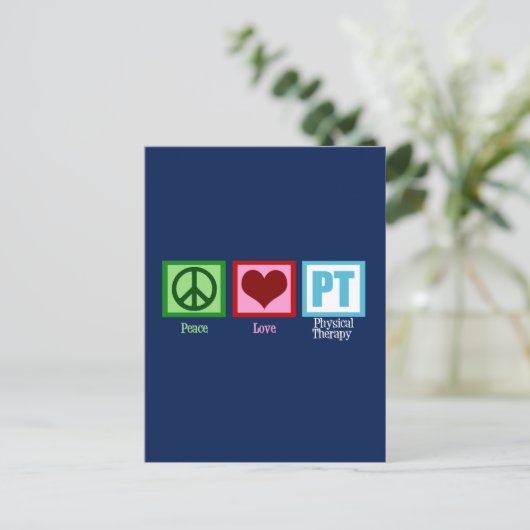 青PT ポストカード (スタンド正面)