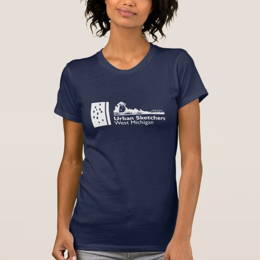 青T型 Tシャツ (正面)