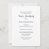 青Then and Now 2 Photo 2023卒業 招待状 (裏面)