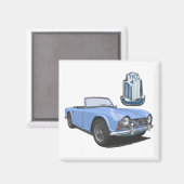 青TR4 マグネット (正面/裏面)